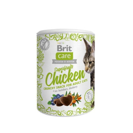 BRIT CARE CAT SNACK SUPERFRUITS CHICKEN