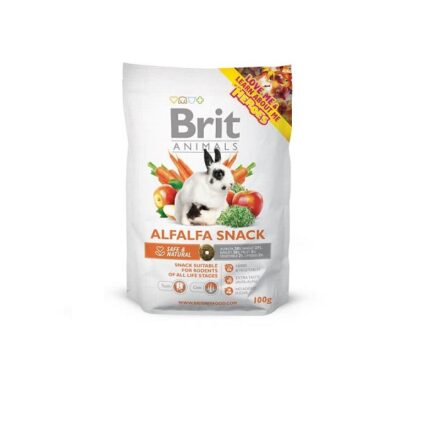 BRIT ANIMALS ALFALFA SNACK FOR RODENTS