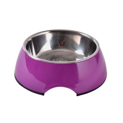 Mascan Plato Solido Redondo Morado
