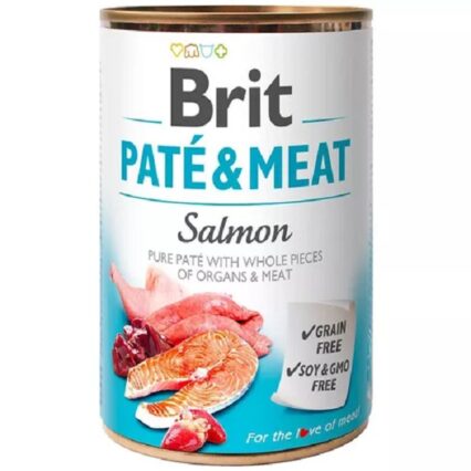 BRIT LATA PATE Y MEAT SALMON