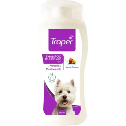 TRAPER SHAMPOO PELAJE CLARO DURAZNO
