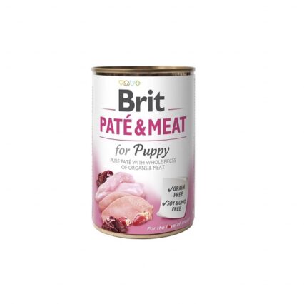 BRIT LATA PATE Y MEAT PUPPY