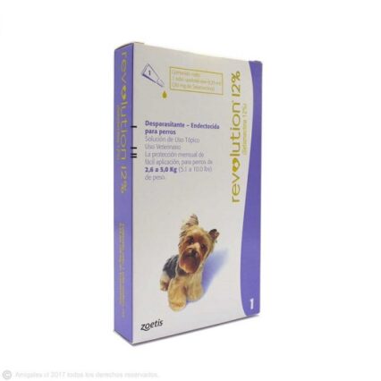 REVOLUTION ANTIPARASITARIO 12% PERRO