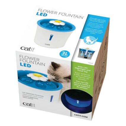 Catit 2.0 Fuente Bebedera Flor Led