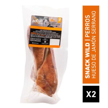ZUPET WILD 1/2 HUESO DE JAMON SERRANO 370GR