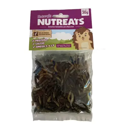 NUTREATS MIX MOSCA SOLDADO NEGRA 30GR