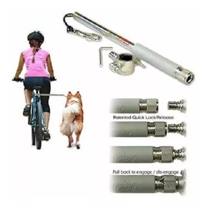 WALKI DOG KIT CORREA AJUSTABLE BICICLETA PARA PERROS