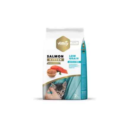 AMITY SP LOW GRAIN SALMON KITTEN 2KG