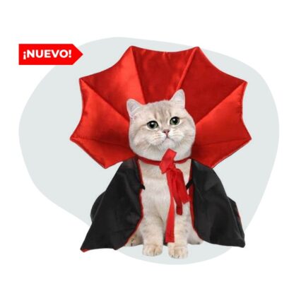 DISFRAZ DE VAMPIRO PARA GATOS 16X55CM