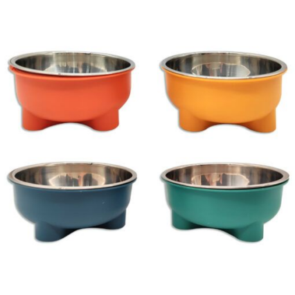 PLATO ELEVADO PATITAS DE ACERO INOXIDABLE T. M