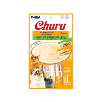 IB CHURU CHICKEN+CHICKEN SCALLOP 10 TUBOS