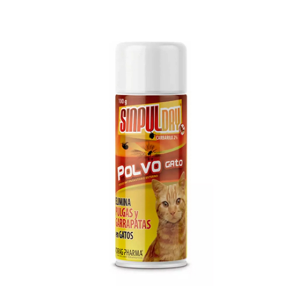 SINPUL  DRY POLVO GATO 100GR